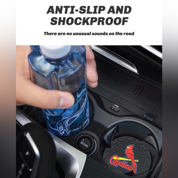 St. Louis Cardinals Car Cup Coasters NWT - Picture 7 of 8